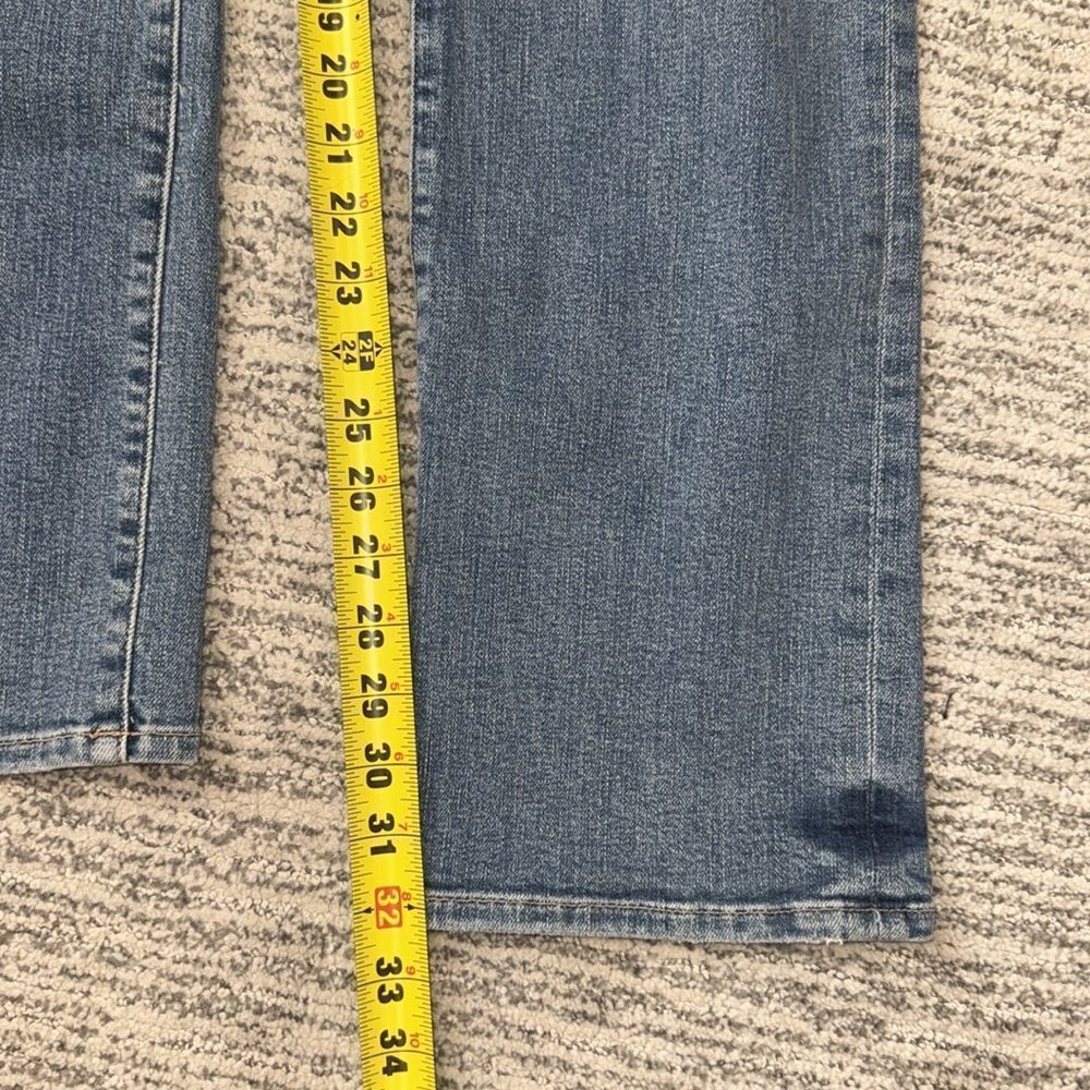 NWT Jonathan SIMKHAI Amelia Straight Leg Denim Jeans Size 31 Embellished - Picture 10 of 15